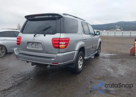 2001 Toyota Sequoia Limited V8 from USA, damaged, VIN 5TDBT48A21S012685